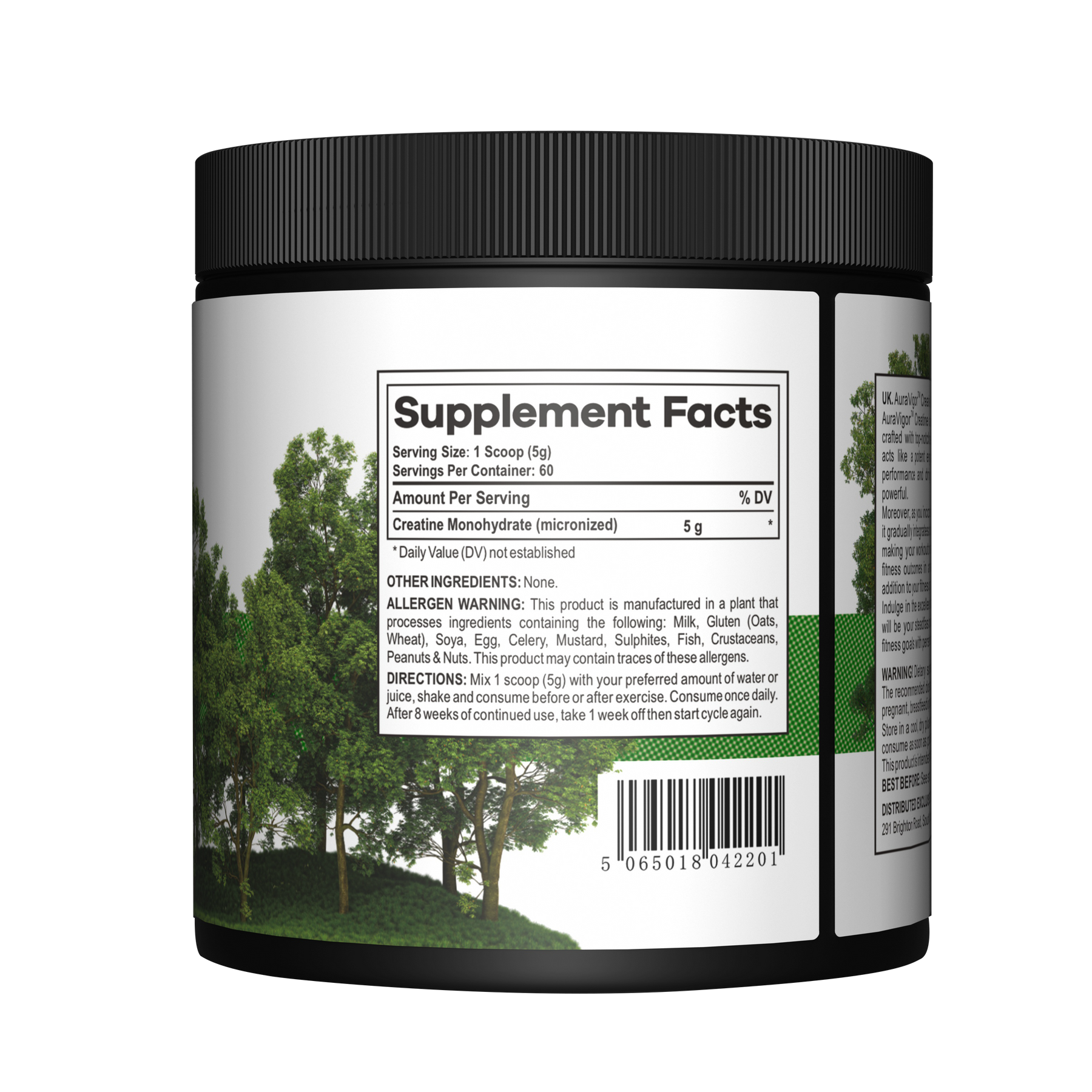 AuraVigor Creatine Unflavoured product image 2